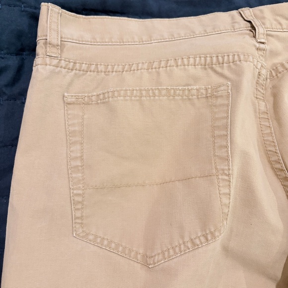 J. Crew Men's Beige 34W 30L Cotton Pants Straight Leg - Picture 8 of 8